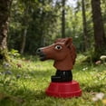 thumbnail image 4 of Yvsxxv 1 Brown Solar Powered Horse Figurines & Knick-Knacks Bobble Head Car Dashboard Ornament for Home Desk, 4 of 7