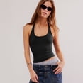 thumbnail image 2 of LYMAYTER Women Y-Back Tank Solid Color Workout Vest Casual Slim Stretchy Athletic Top‌ S-XL, 2 of 10