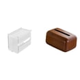 thumbnail image 1 of Dispensador De Pañuelos De Papel De Pared Moderno De Acrílico Y Organizador Rectangular De Servilletas. Caja De Almacenamiento Multifuncional Para Accesorios De Cocina Y Baño., 1 of 8