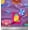 Lavender, variant on Soimoi Blue Poly Georgette Fabric Beech & Fun Party Printed Craft Fabric by the Yard 42 Inch Wide