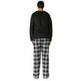 thumbnail image 3 of #FollowMe Pajama Pants Set for Men Sleepwear PJs (Black & White, 3X-Large), 3 of 4