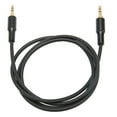thumbnail image 1 of Cable auxiliar de sonido macho a macho de 3,5 mm, cable estéro tejido de nailon, compatible con radios estéreo de automóvil, auriculares, parlantes, portátiles de, 1 of 7