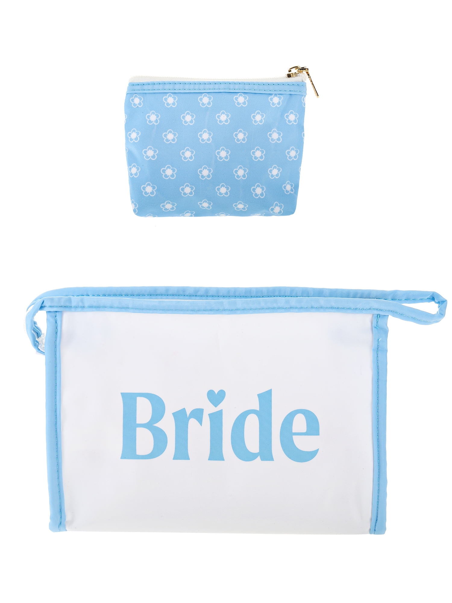 Packed Party Bride Blue Pouch Set, 2 Pieces