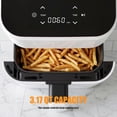 thumbnail image 3 of Compact Digital 3 Qt Fryer with Auto Shut-Off, Nonstick Dishwasher Safe Basket for Small Spaces, 3 of 6
