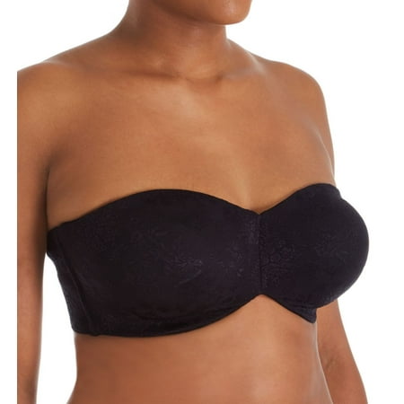 Women s Lunaire 17512 New NY Strapless Underwire Bra (Black 38DDD)