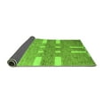 thumbnail image 2 of Ahgly Company Indoor Round Abstract Green Modern Area Rugs, 3' Round, 2 of 4