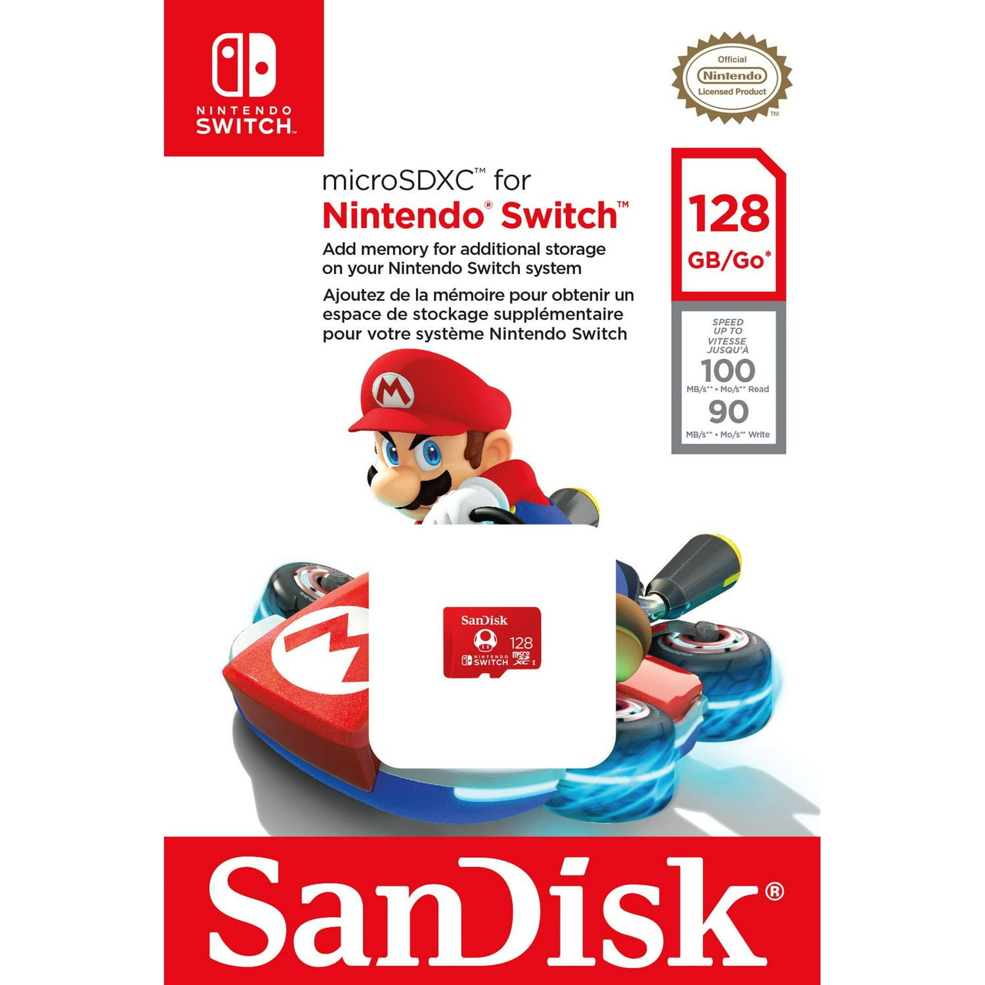 SanDisk® microSDXC™ card for Nintendo Switch™, 128GB, 128GB