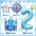 thumbnail image 2 of Set de globos para fiesta Gretion de 7 piezas para 2.º cumpleaños, temática invernal, 2 of 8