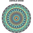 thumbnail image 3 of Mandala Tablecloth Round 60 Inch Vinyl Spring Small Table Cloths for Parties Waterproof Fabric Bohomian Tablecloths Decorative for Holiday Home Party Wedding Picnic, 3 of 6