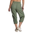 thumbnail image 2 of RBX Active Women's Plus Size Lightweight Woven Capri Pant With Pockets, 2 of 6