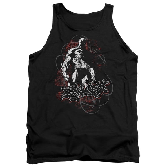 Batman Urban Gotham Adult Tank Top Black