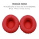 thumbnail image 5 of sweethay 1 par de auriculares, almohadillas para auriculares, funda transpirable, repuesto de esponja de memoria para auriculares Solo 1,0 Relojes inteligentes Rojo, 5 of 6