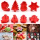 thumbnail image 5 of Utensilios Para Hornear En La Cocina, 4 Uds., Molde Cortador Para Hornear De Navidad Para Pastel De Fondant, Galletas, Pasteles, Herramientas Para Hornear En La Cocina ANGGREK Christmas Baking Cutter, 5 of 8