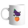 thumbnail image 1 of Shove It Up Your Vegan Ceramic White Coffee Mug, 1 of 1