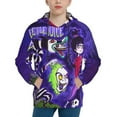 thumbnail image 4 of Kids Beetlejuice Pullover Hoodie Realistic 3d Print Graphic Hooded Sweatshirts With Drawstring, 4 of 8