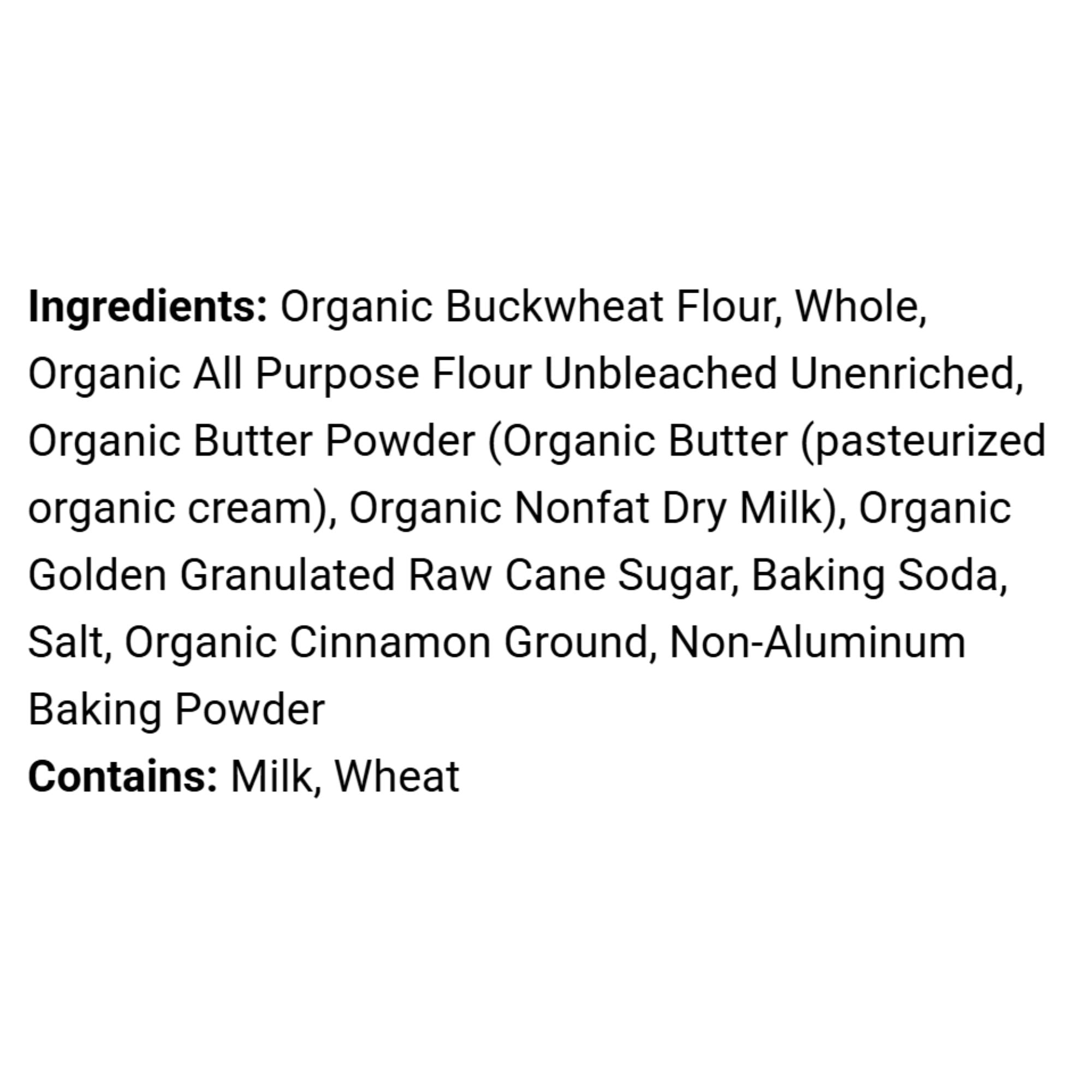 War Eagle Mill Organic Buckwheat Pancake & Waffle Mix, 22 oz. Bag (2-Pack)