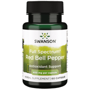 Swanson Full Spectrum Red Bell Pepper 400 mg 60 Capsules