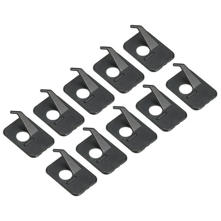 Arrow Rest Plastic Adhesive Archery Arrow Support for Left Hand Compound Recurve Bow, 12 Pack