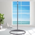 thumbnail image 4 of Round Base Heavy Duty Hanging Stand - Powder Coated Hammock Stand for Hammock Chair, Indoor and Outdoor(Grey), 4 of 7