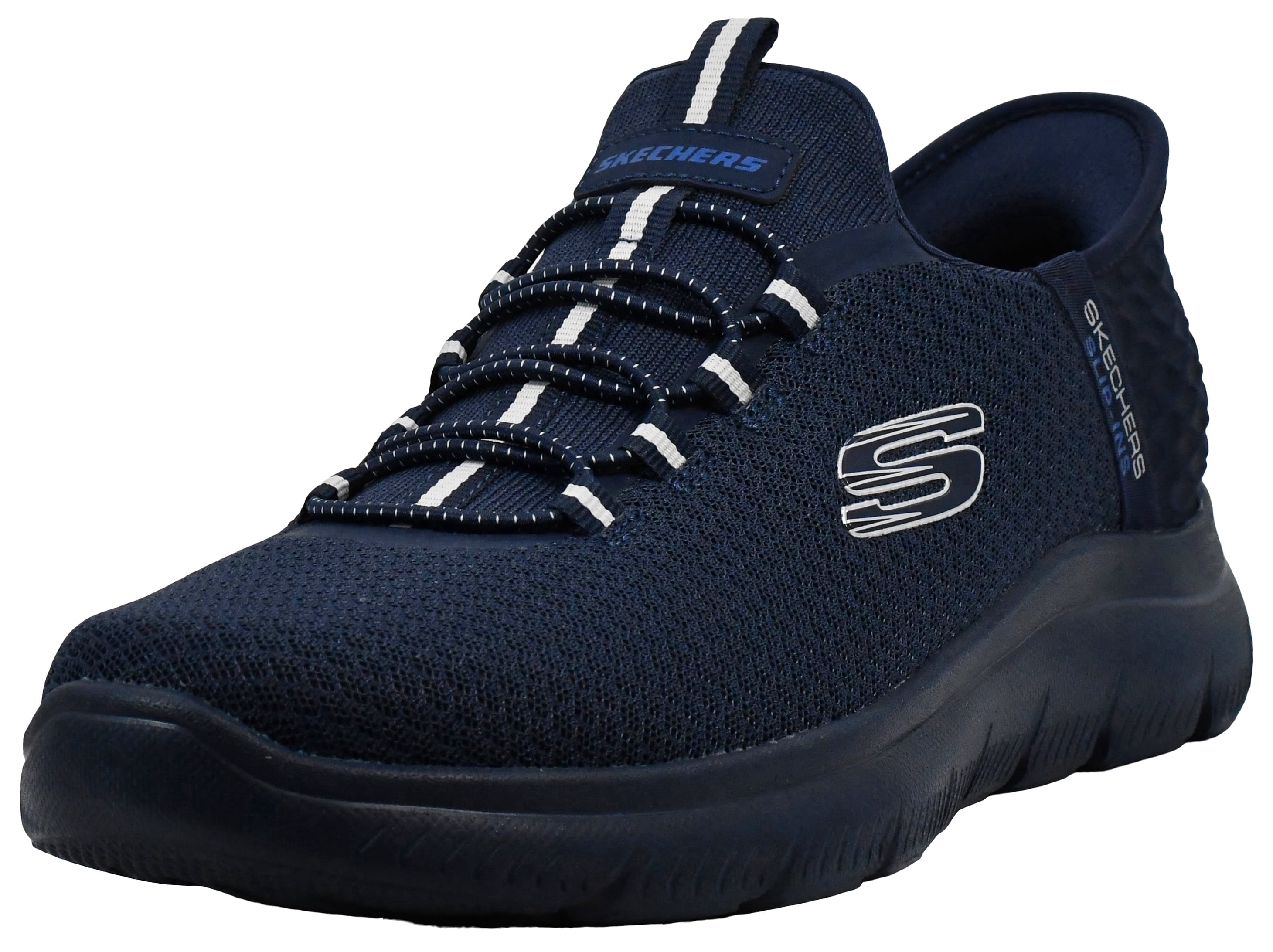 Skechers Mens Slip on Sneakers Hands Free Slip-Ins Summits - High Range Walking Shoes Memory Foam Comfort