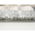 thumbnail image 5 of Rug Branch Contemporary Geometric Shag Brown White Indoor Area Rug - 8x10, 5 of 6