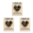 thumbnail image 2 of 3PC Motorcycle Lover's Pocket Hug Keepsake, Pocket Gift Card, Heart Clear Resin Memorial Token, Pocket Token Pocket Hugs Cards Blessing Quote, 2 of 7