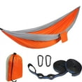 thumbnail image 1 of ZHAOCHENG Hamaca para acampar al aire libre: ultraligera, ligera, portátil, duradera, de nailon transpirable con correas para árboles para balcón interior, camping al aire libre, senderismo, hamacas p, 1 of 5