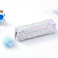 thumbnail image 1 of Estuche de almohada, portalápices, bolsa de tiza con purpurina, estuche brillante para lápices, estuche para lápices con lentejuelas para estudiantes, estuche para cosméticos, estuches para lápices, 1 of 3
