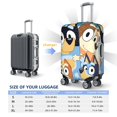 thumbnail image 4 of Saiise Bluey Luggage Suitcase Covers Elastic Washable Luggage Protector Travel Suitcase Protective Cover For Unisex Fits 18-32 Inch Luggage(No luggage included), 4 of 7