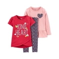 thumbnail image 1 of Set de ropa Simple Joys de Carter's Baby Girl de 3 piezas, 1 of 2