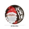 thumbnail image 3 of Yhmxh 10Pcs Christmas Paper Plates, 9" Xmas Plates Disposable Large Heavy Duty Elk Snowflake Snowman Platter Winter Xmas Dessert Plate for Winter Holiday Festival Decorations Birthday Party Supplies, 3 of 6