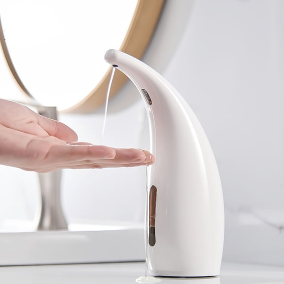 Touchless Automatic Soap Dispenser with Motion Sensor Technology Made of ABS White 1ml