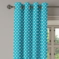 thumbnail image 2 of Ambesonne Teal Grommet Curtain, Polka Dots Soft Sea Colors, 50" x 108", Teal Pale Blue, 2 of 6