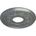 thumbnail image 3 of Ekena Millwork 11 3/8"OD x 3 5/8"ID x 7/8"P Palmetto Ceiling Medallion (Fits Canopies up to 4 1/2"), Hand-Painted Platinum, 3 of 7