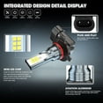 thumbnail image 6 of 9145 9140 H10 HB3 9005 LED Fog Light Bright White 6000K Fog/Driving Light Bulbs Set of 2, 6 of 10