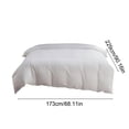 thumbnail image 3 of Linnome Quilt Cover Soft Washed Cotton Solid Color for Student Dormitory Bedding 68.1x90.2in White, 3 of 7