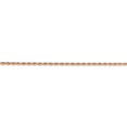 thumbnail image 4 of Leslie's 14K Rose Gold 1.5mm Diamond-Cut Rope Chain (Weight: 3.24 Grams, Length: 16 Inches), 4 of 4