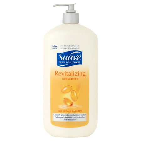 Suave Skin Solutions Body Lotion Revitalizing with Vitamin E 32 oz
