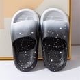 thumbnail image 4 of TOWED22 Kids Cloud Slides Boys Girls Shower Slippers Slip on Slide Sandals Non-slip Summer Beach Pool Shoes(Black,9.5), 4 of 5