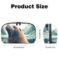 thumbnail image 5 of Sea Lion Electronic Organizer Travel Case, Waterproof Oxford Cloth Storage Pouch Bag, Box with Cord Organizer Storage for Computer Cable Organizer, 5.9x9.44x3.14 in., 5 of 6