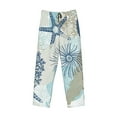 thumbnail image 4 of Balery Men'S Algae Corals And Seashells Pants,Sleepwear Pants,Pajama Pants,Pj Bottoms Drawstring And Pockets-Small, 4 of 9