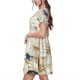 thumbnail image 2 of Balery Elegant Butterflies And Pearls Vestidos sueltos de manga corta para mujer, vestidos de verano 2025, vestidos casuales de corte A con vuelo., 2 of 6