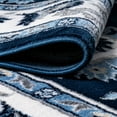 thumbnail image 6 of JONATHAN Y MODERN PERSIAN Cherie French Cottage Runner Rug, 2 x 10, Navy/Ivory, 6 of 9