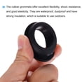 thumbnail image 4 of Unique Bargains Black Rubber Grommet 1.48 Inch OD 1 Inch ID, 2Pcs Seal Protection Cable Grommets Flexible Cable Pipe, 4 of 5