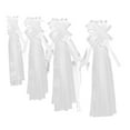 thumbnail image 4 of 4 lazos de tul para bancos de boda Perfecl hechos a mano blancos, 4 of 8