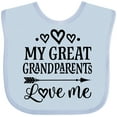 thumbnail image 3 of Inktastic My Great Grandparents Love Me Boys or Girls Baby Bib, 3 of 4