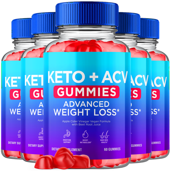 Keto ACV Gummies Advanced Formula 1000MG Extra Strength 5 Pack