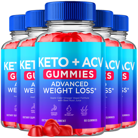 Keto ACV Gummies Advanced Formula 1000MG Extra Strength 5 Pack
