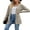 Kaki, variante sur Diconna Cardigan Mode pour Femmes à Col en V, Couleur Unie, Côtelé, Manches Longues, Chandail Boutonné, Automne, Décontracté, Manteau en Tricot Doux