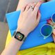 thumbnail image 3 of Correa de reloj inteligente compatible con Apple Watch Band de 38 mm, 40 mm, 42 mm y 44 mm, correa deportiva de repuesto de silicona suave compatible con iWatch SE Series 6/5/4/3/2/1 (38/40 mm, verde, 3 of 7